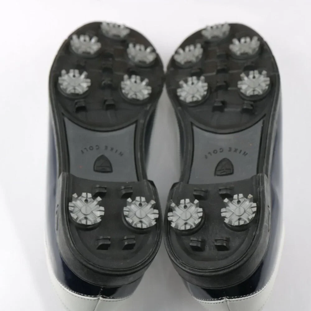 VTG Nike Womens Air Presto Golf Shoe Size 8 White Slip On Soft Spikes Verdana - Picture 9 of 12